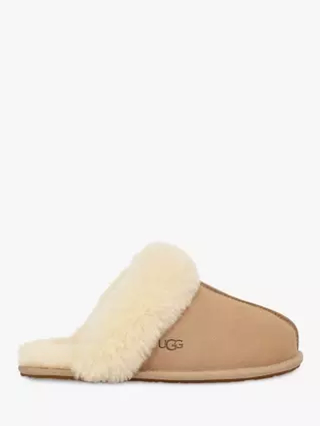 UGG Scuffette Sheepskin and Suede Slippers