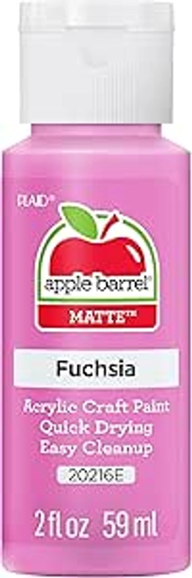 Amazon.com: Apple Barrel Acrylic Paint in Assorted Colors (2 oz), 20216, Fuchsia