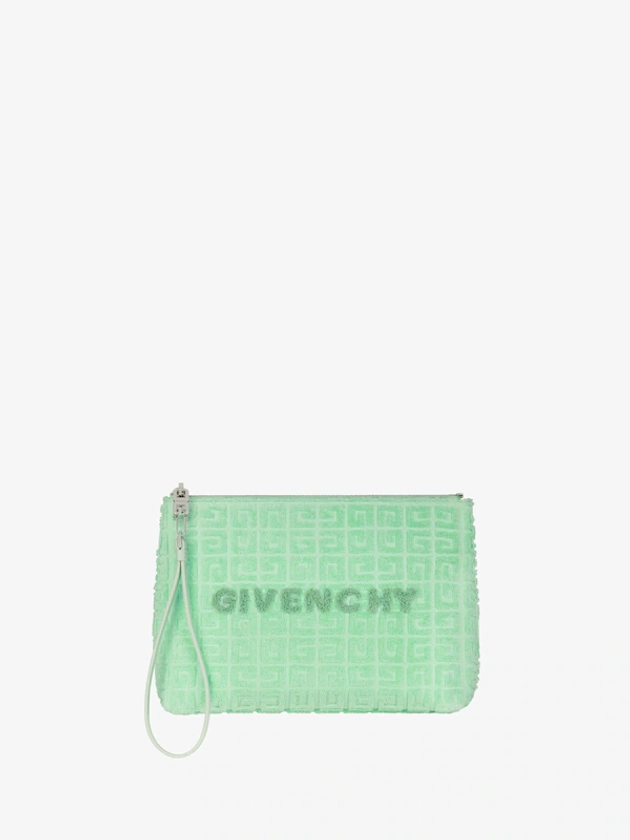 GIVENCHY travel pouch in 4G cotton towelling | Givenchy GB | Givenchy