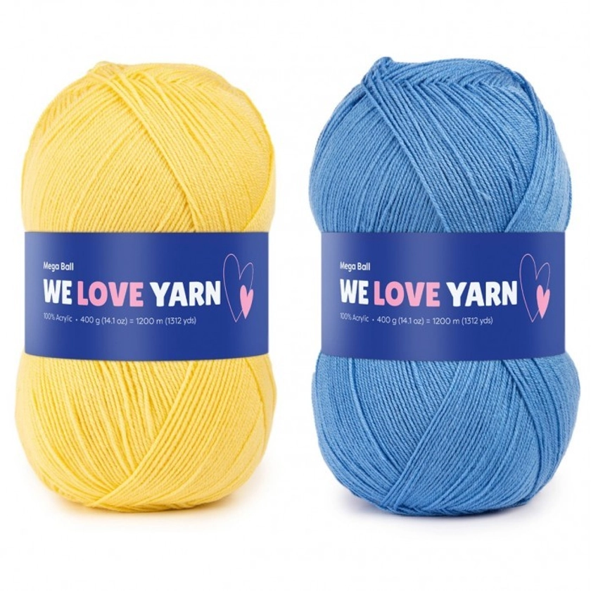 Mega Ball 400 g (14.1 oz) from We Love Yarn