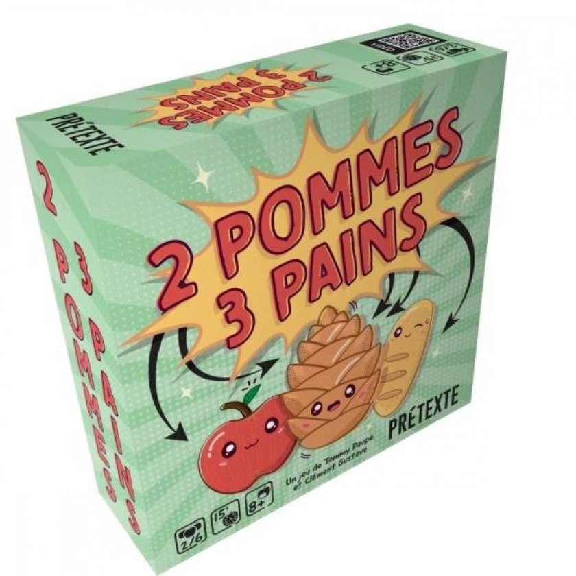 Ambiance - Jeu de Cartes - 2 Pommes 3 Pains