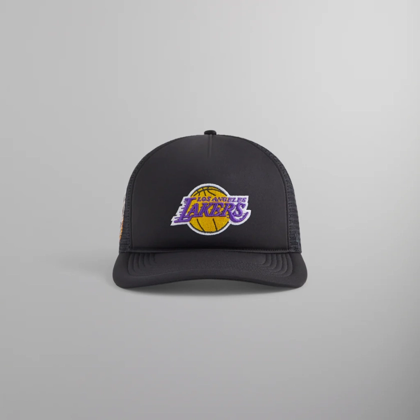 Kith for '47 Los Angeles Lakers Hitch Foam Trucker Hat - Black