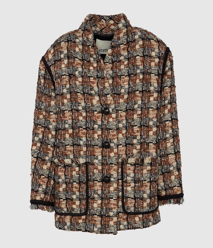 ISABEL MARANT - Manteau Elanore Marron