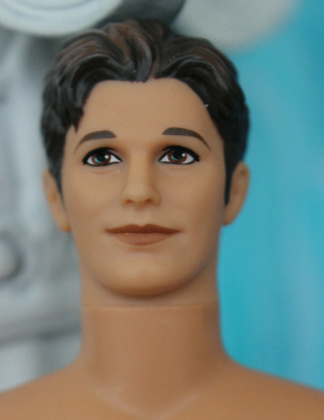 Nude Ken Doll Molded Brunette X Files Agent Mulder Articulated NEW 4 OOAK Mattel