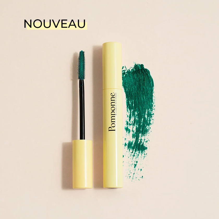 Mascara naturel booster de cils Pomponne Vert émeraude