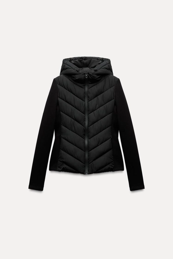 CONTRAST PUFFER JACKET