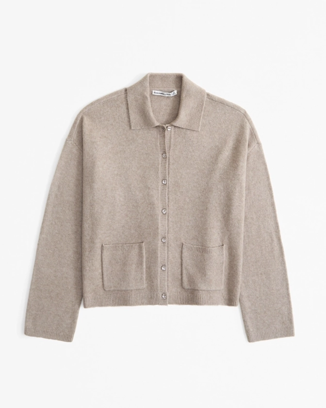 Women's Collared Cardigan | Women's Womens Search L2 | Abercrombie.com