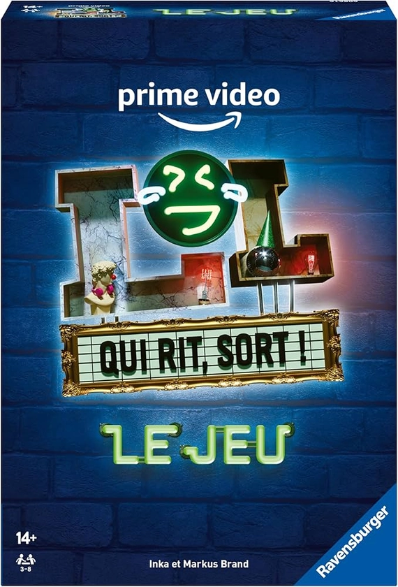 Ravensburger - LOL : Qui rit, Sort ! - Jeu d'ambiance - en Famille ou Entre Amis - de 3 à 8 Joueurs - à partir de 14 Ans - Mixte - 27587 - Version française