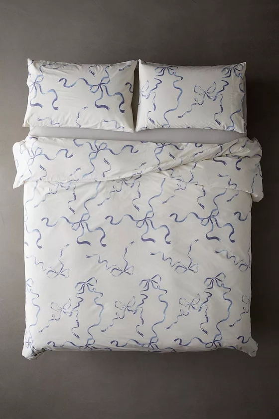 Painted Bows Duvet Set