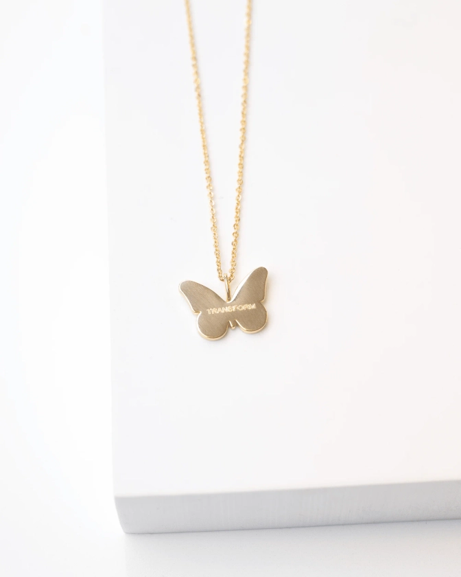 Butterfly Transform Necklace