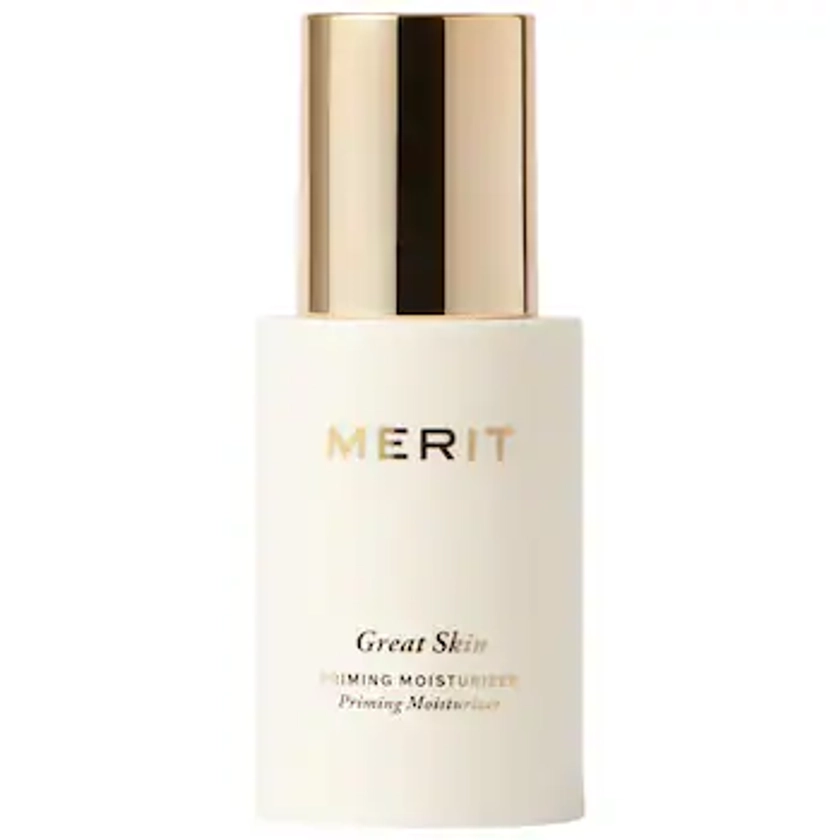 Great Skin Priming And Firming Moisturizer With Peptides And Hyaluronic Acid - MERIT | Sephora