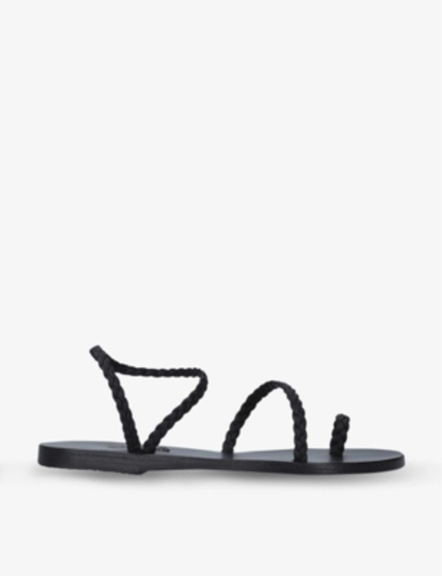 ANCIENT GREEK SANDALS - Eleftheria braided leather sandals | Selfridges.com