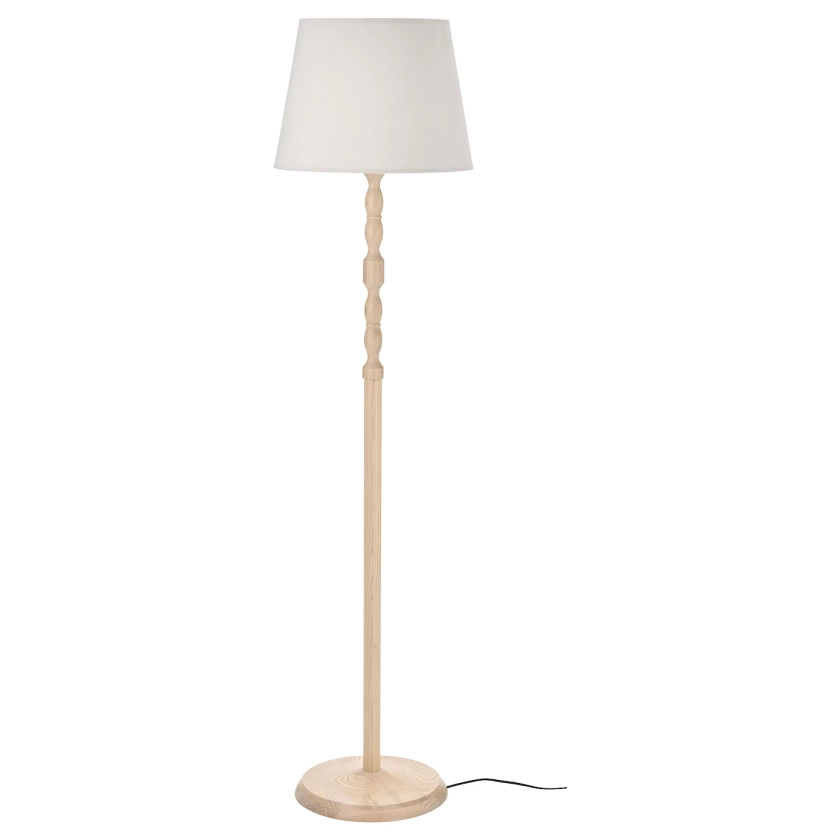 KINNAHULT floor lamp, ash/white, 150 cm - IKEA