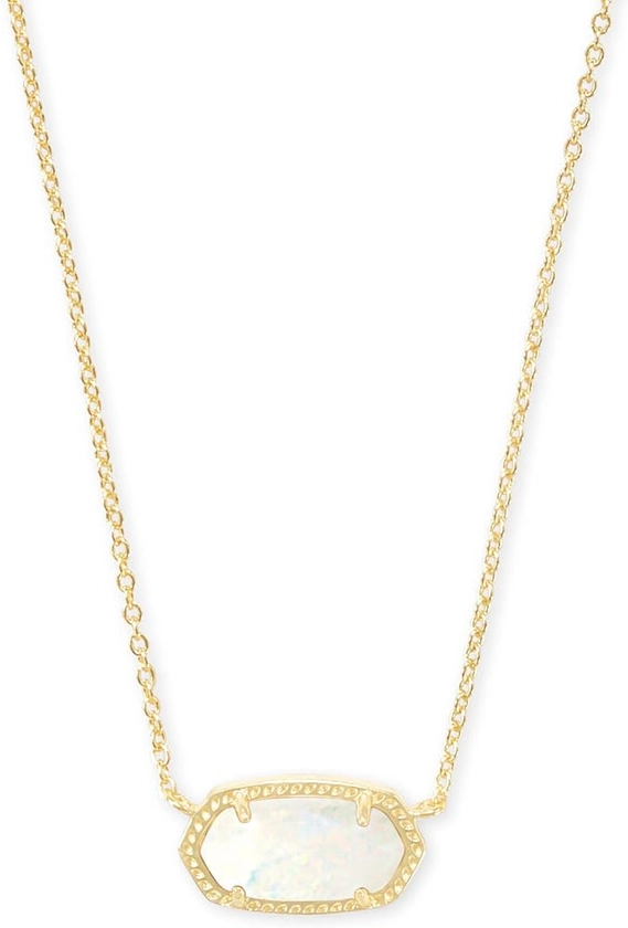 Kendra Scott Elisa Pendant Necklace for Women, Fashion Jewelry, 14k Gold-Plated