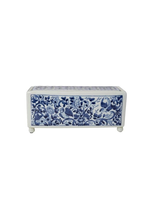 Delft Tulipiere Rectangle Vase