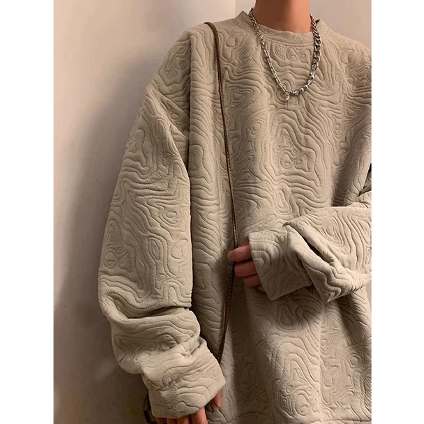 OTUSI Surreal Pattern Sweatshirt