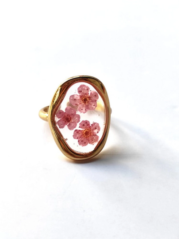 Bague Fleurs de pruniers | L'Atelier d'Apoline