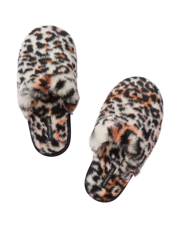 Buy Closed-Toe Faux Fur Slipper - Order Slippers online 5000008198 - Victoria's Secret 