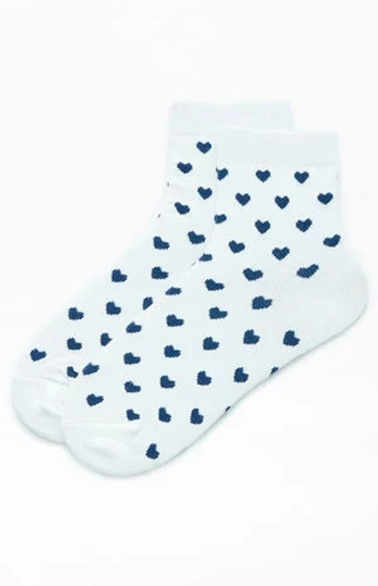 John Galt Heart Quarter Socks | PacSun