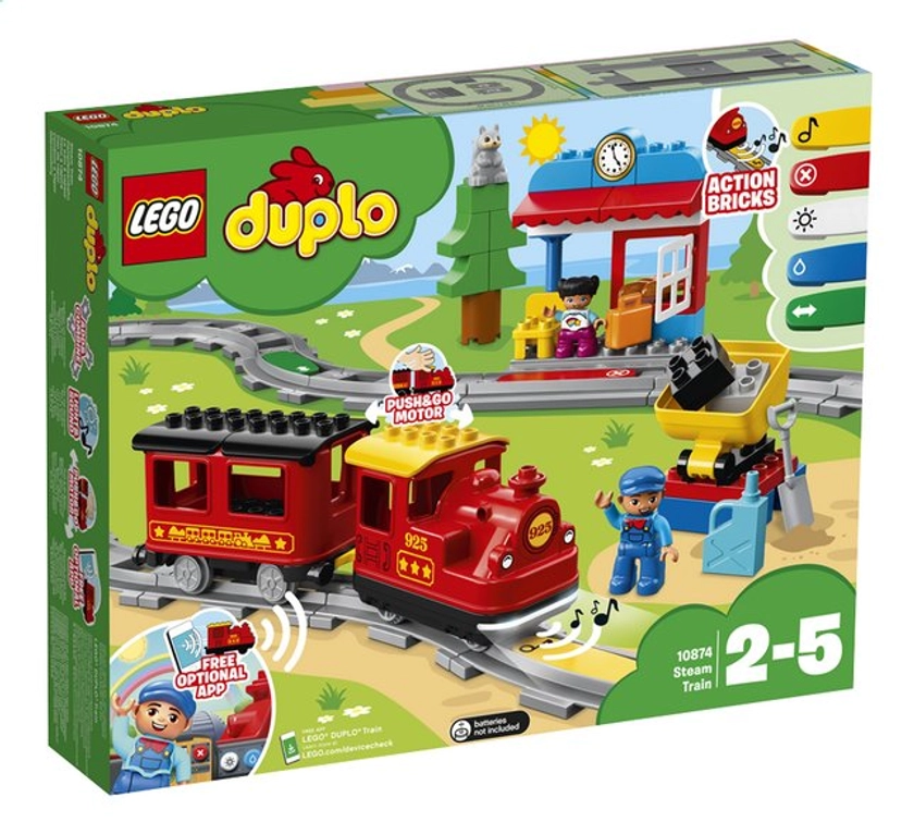 LEGO DUPLO Le train à vapeur 10874