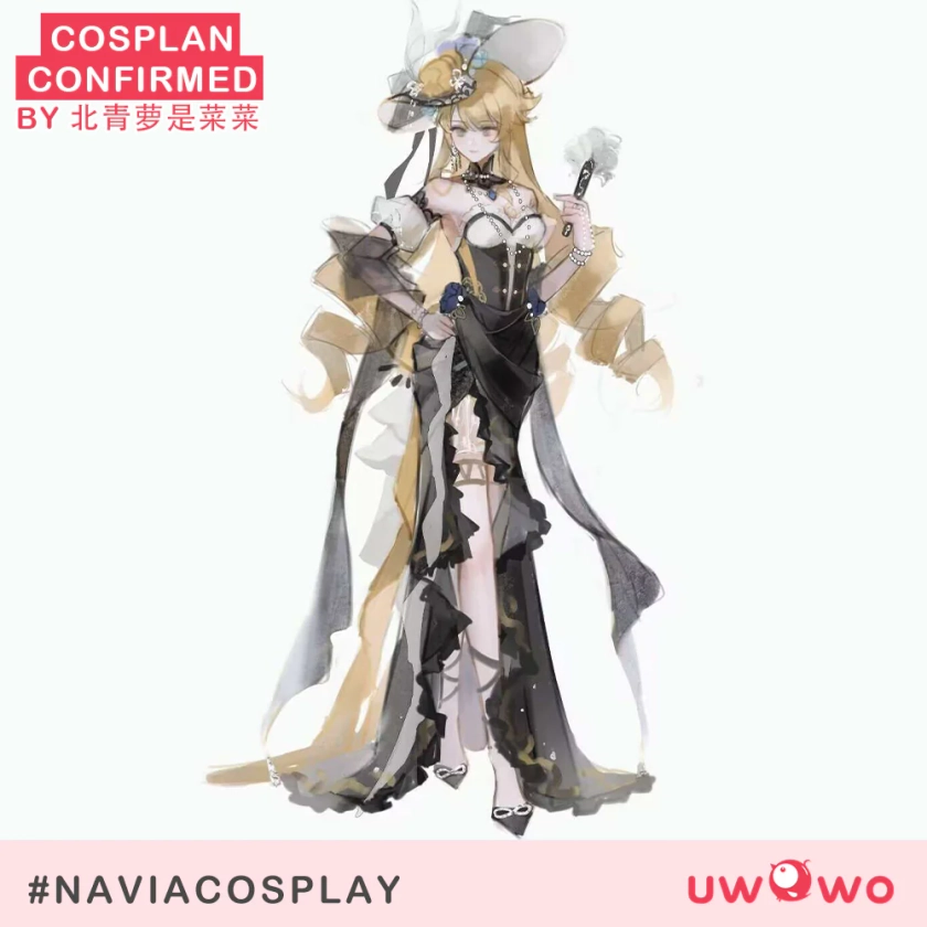 【Confirmed】Uwowo Genshin Impact Fanart Navia Gown Dress Cosplay Costum