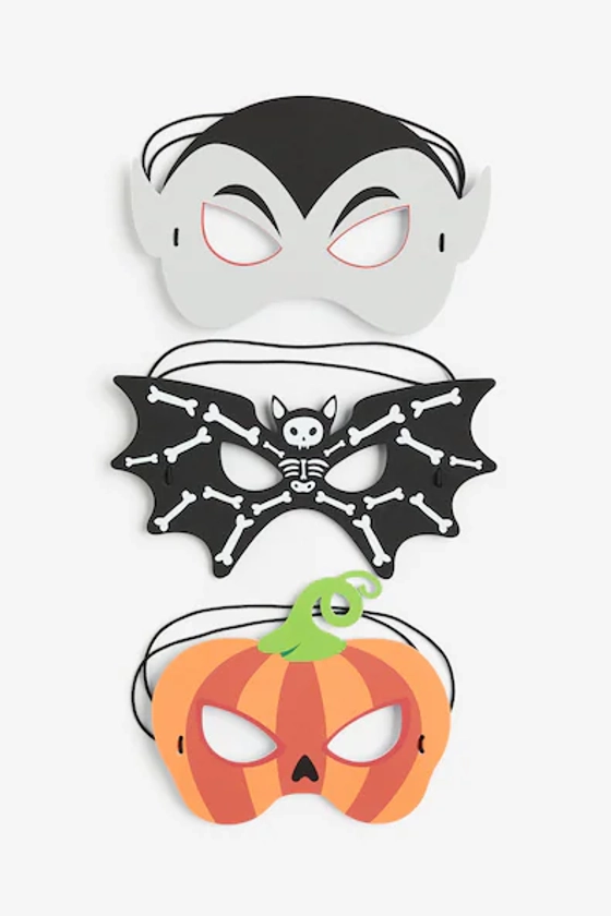 3-pack fancy dress masks