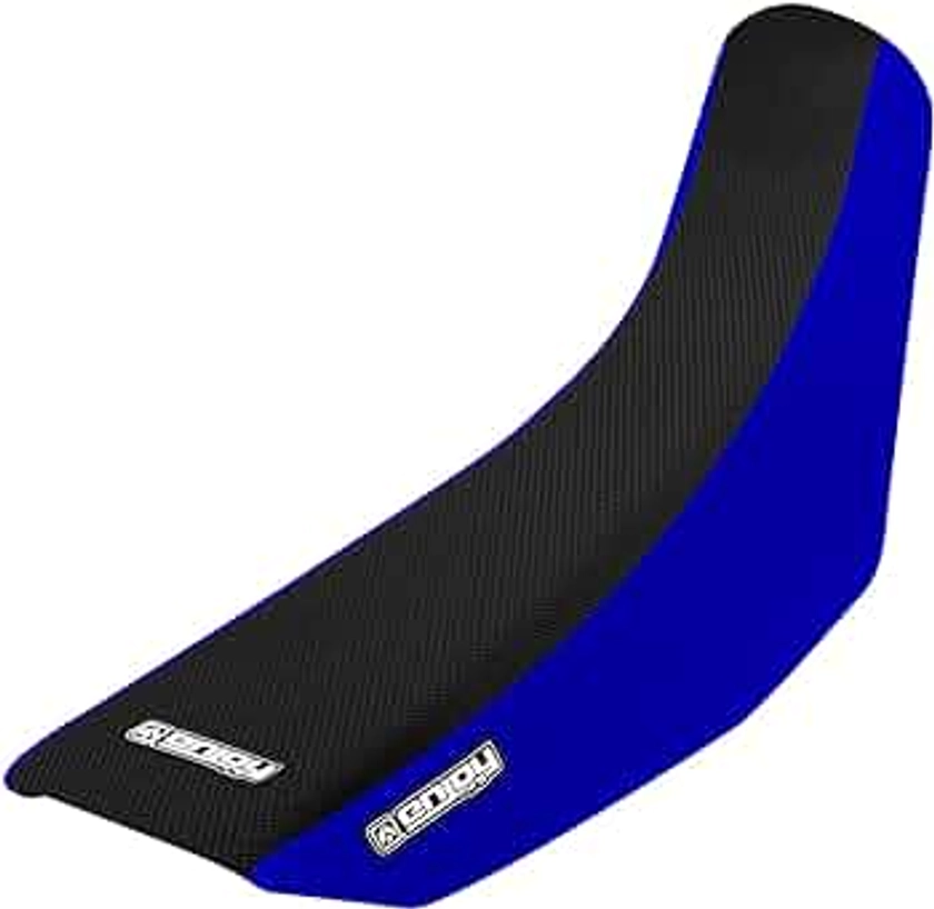 Enjoy MFG 2000-2004 Yamaha TTR 225 Blue Sides/Black Top Full Gripper Seat Cover