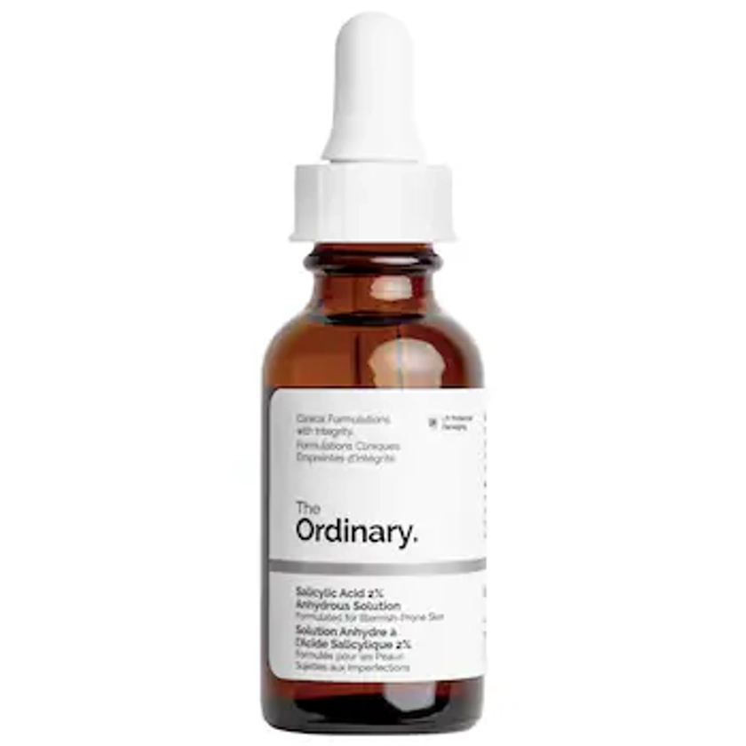 Salicylic Acid 2% Anhydrous Solution Pore Clearing Serum - The Ordinary | Sephora
