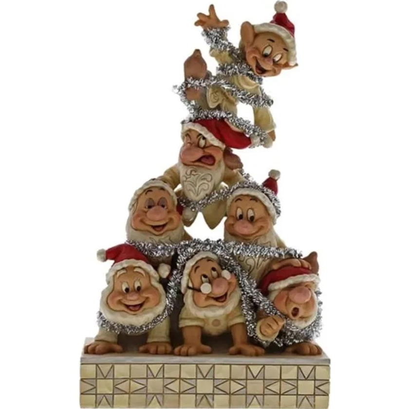 Traditions Disney officielles Précaire Pyramide 'Sept Nains Figurine