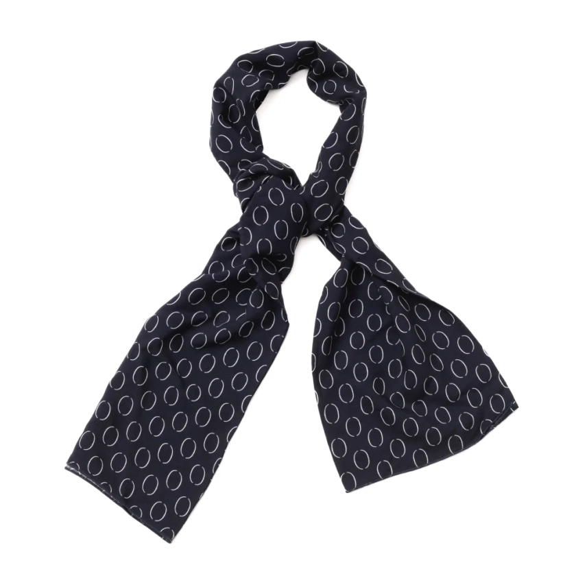 Foulard viscose "Dandy" indigo