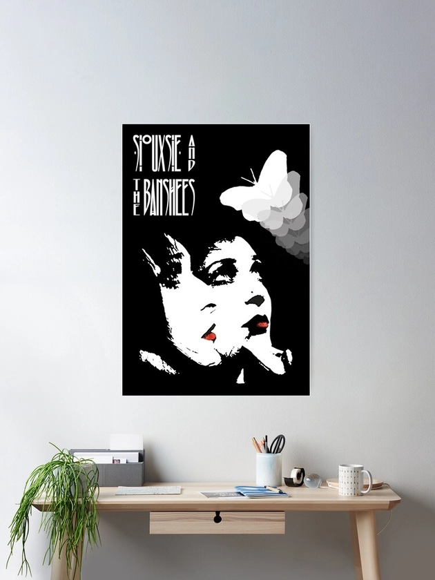 Siouxsie and the Banshees Siouxsie Sioux & Butterflies | Poster