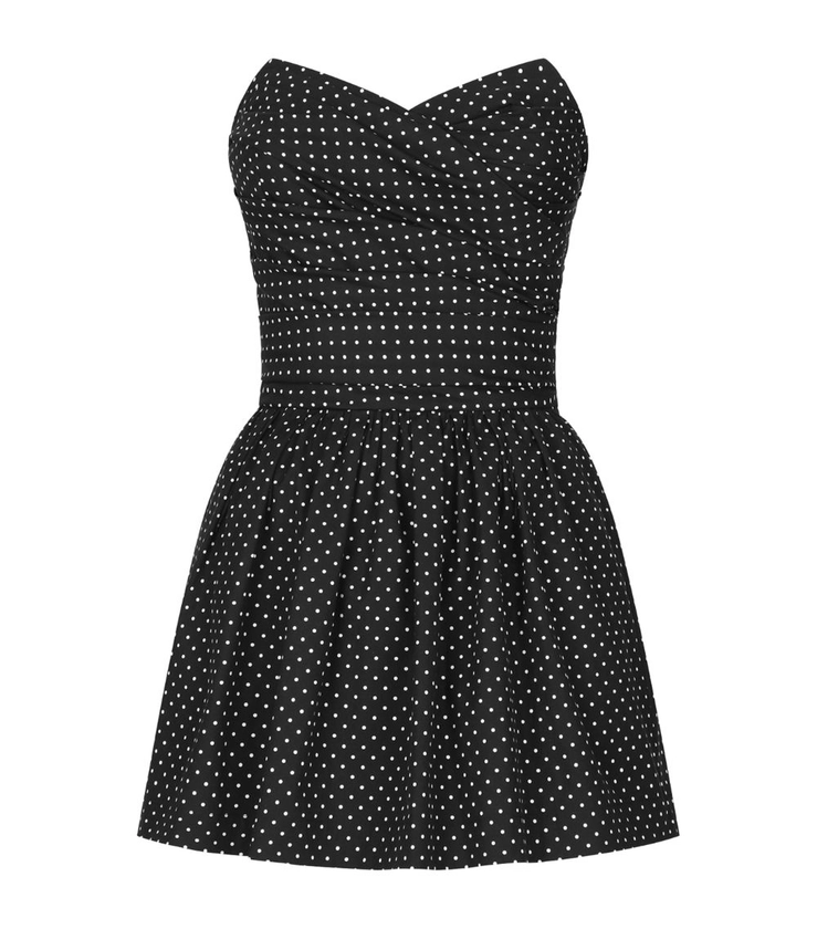 Womens Dolce & Gabbana multi Strapless Polka-Dot Mini Dress | Harrods IT