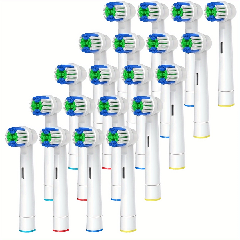 Replacement Toothbrush Heads Compatible With Oral-B *, Electric Toothbrush Heads Brush Heads Suitable For Oral B Replacement Heads Refill Pro 500/