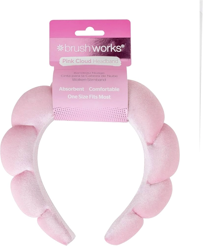 Brushworks Pink Cloud Headband