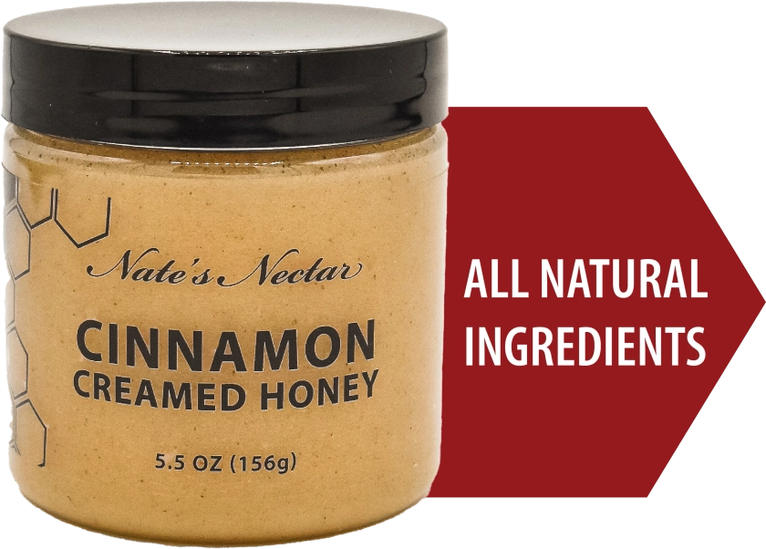 Cinnamon Creamed Honey, Nate's Nectar, 5.5 oz