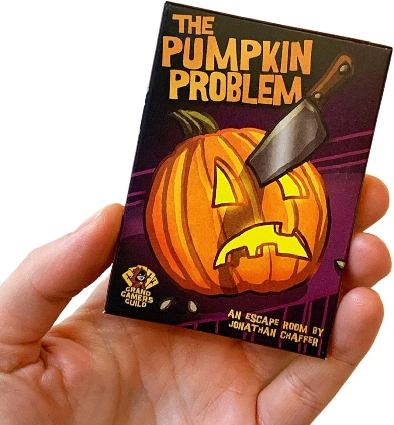 Escape Room in your Pocket | The Pumpkin Problem: an Easy Strategy Game for Autumn. Mini Escape Rooms for Birthdays, Holidays, Couples, Families.