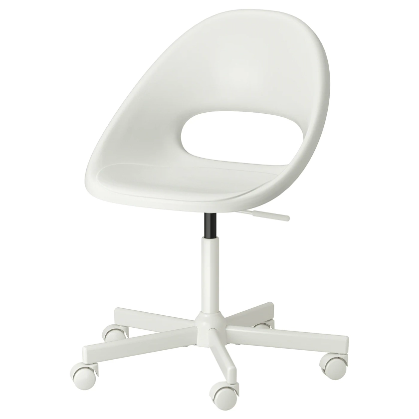 LOBERGET / MALSKÄR swivel chair, white - IKEA