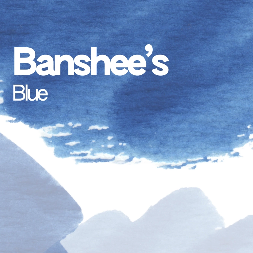 Demi-godet d'aquarelle artisanale individuel - Banshee’s Blue