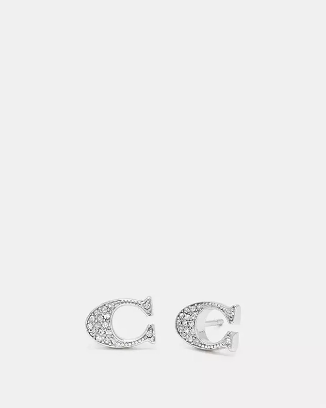 COACH® GB | Signature Stud Earrings