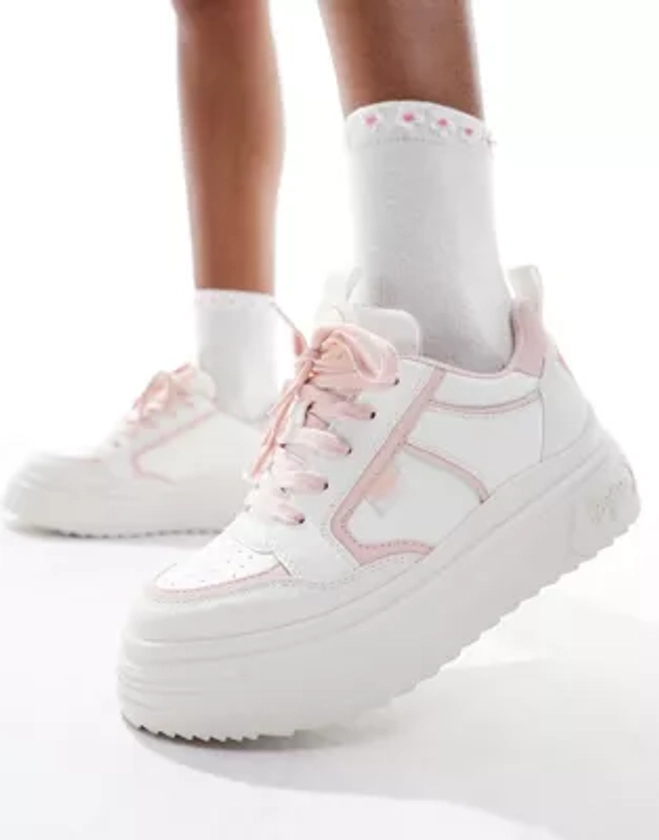 Buffalo Vectra Low trainers in pink