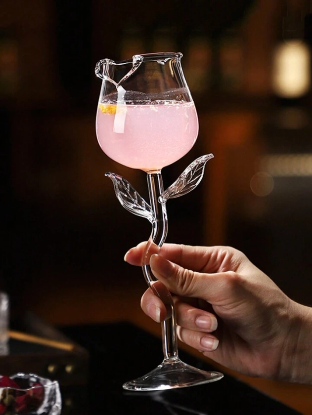 Décoration Design Rose Verre , cocktail & Champagne Verre Avec Atmosphère