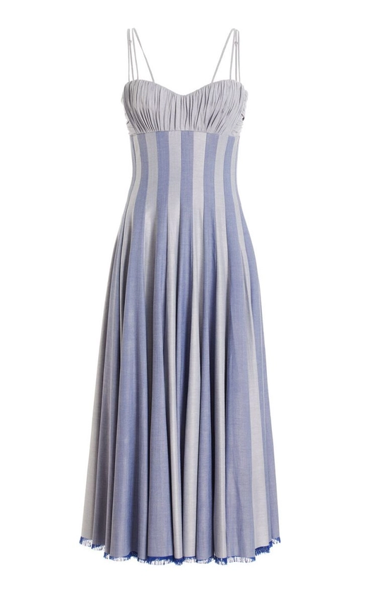 Paneled Maxi Dress By Alejandra Alonso Rojas | Moda Operandi | Ladies dress design, Pretty dresses, Fashion