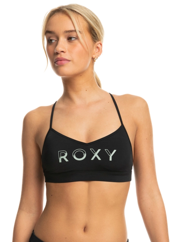 Womens Roxy Active Bralette Bikini Top