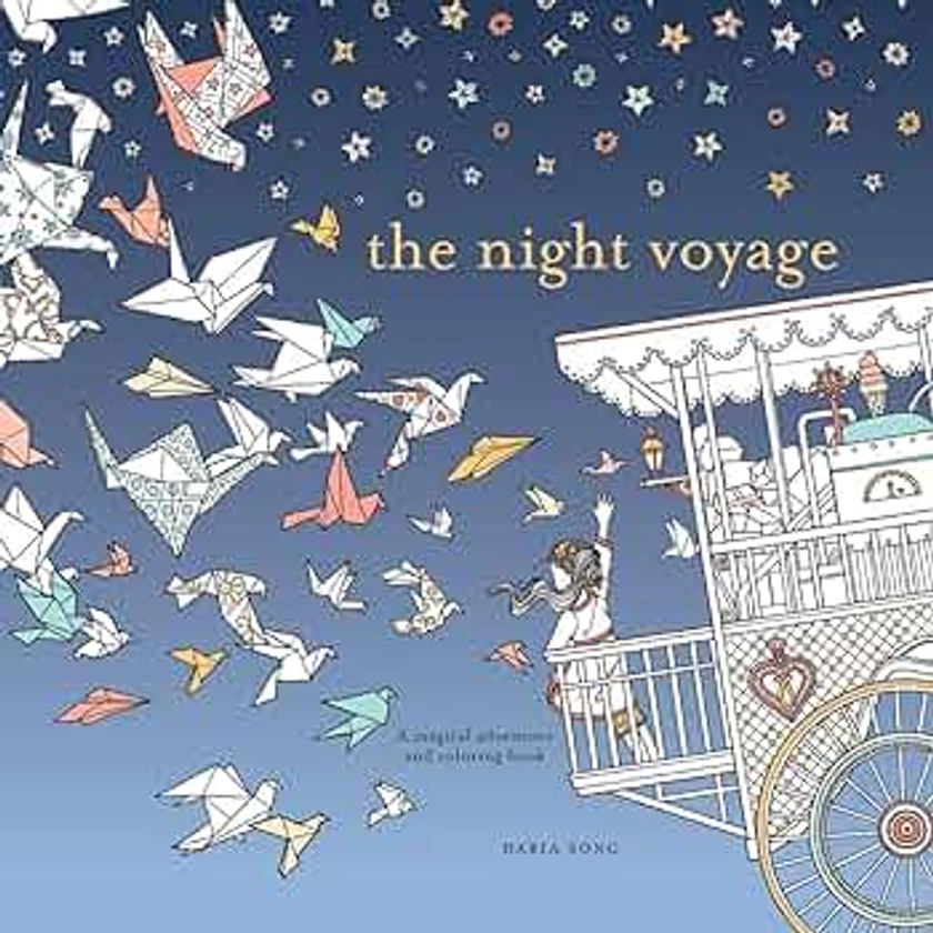 The Night Voyage: A Magical Adventure and Coloring Book (Time Adult Coloring Books)