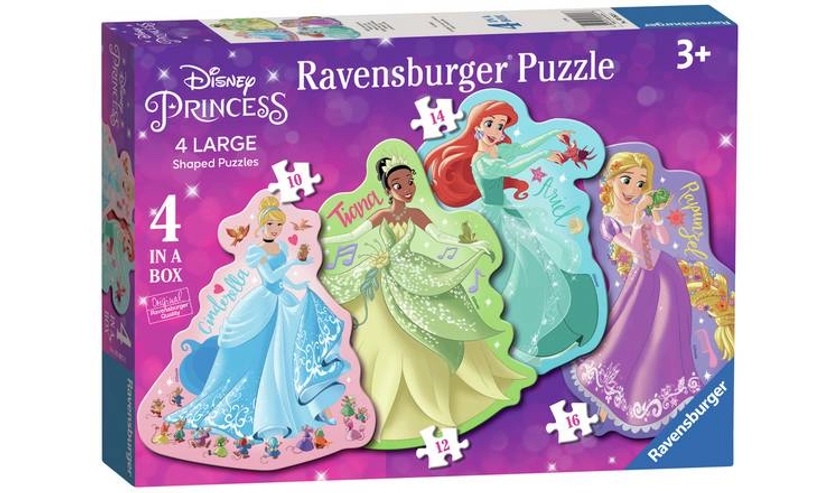 Disney Princess 4 Large Shaped Jigsaw Puzzle