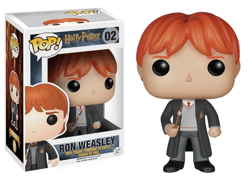 Funko Pop! Movies: Harry Potter - Ron Weasley - Vinyl-Sammelfigur - Geschenkidee - Offizielle Handelswaren - Spielzeug Für Kinder und Erwachsene - Movies Fans - Modellfigur Für Sammler