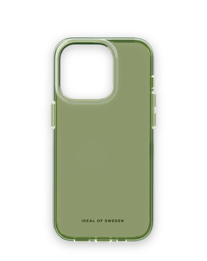 Clear Case iPhone 14 Pro Khaki | Coque Transparent depuis IDEAL OF SWEDEN