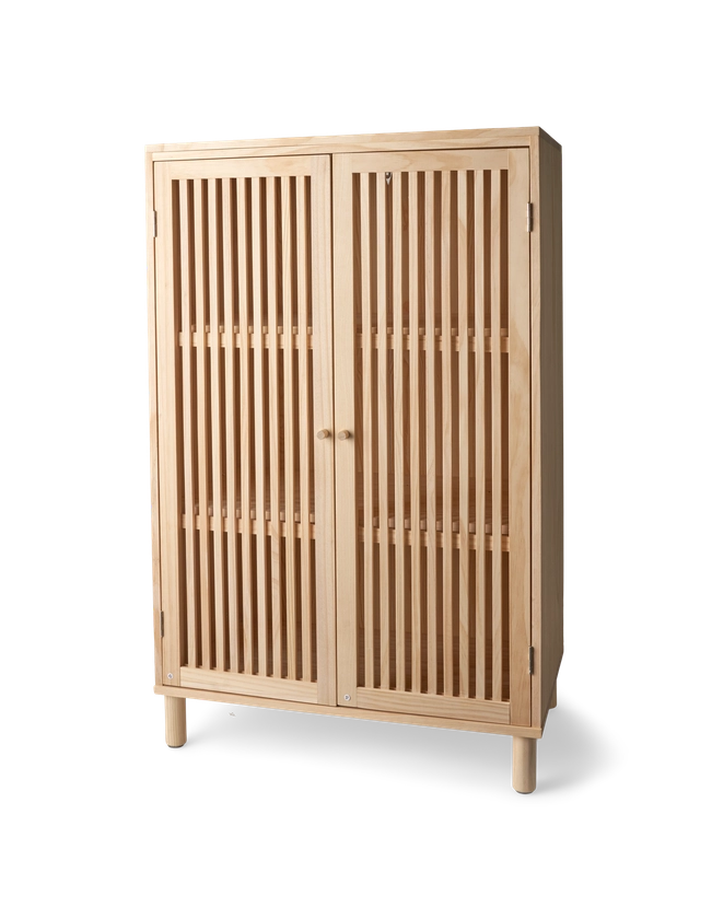 Armoire | Bois de pin. 70 x 40 x 110 cm. | Medium Wood