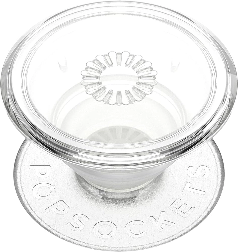 PopSockets: PopGrip - Support et Grip pour Smartphone et Tablette avec Un Top Interchangeable - Clear : Amazon.fr: High-Tech