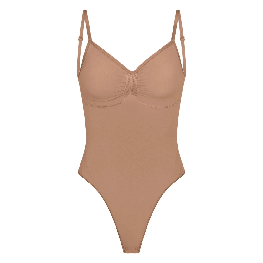 SEAMLESS SCULPT LOW BACK THONG BODYSUIT | SIENNA